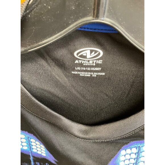 Athletic Works Boys Large 10/12  Husky Graphic Long Sleeve Tee - Picture 2 of 3